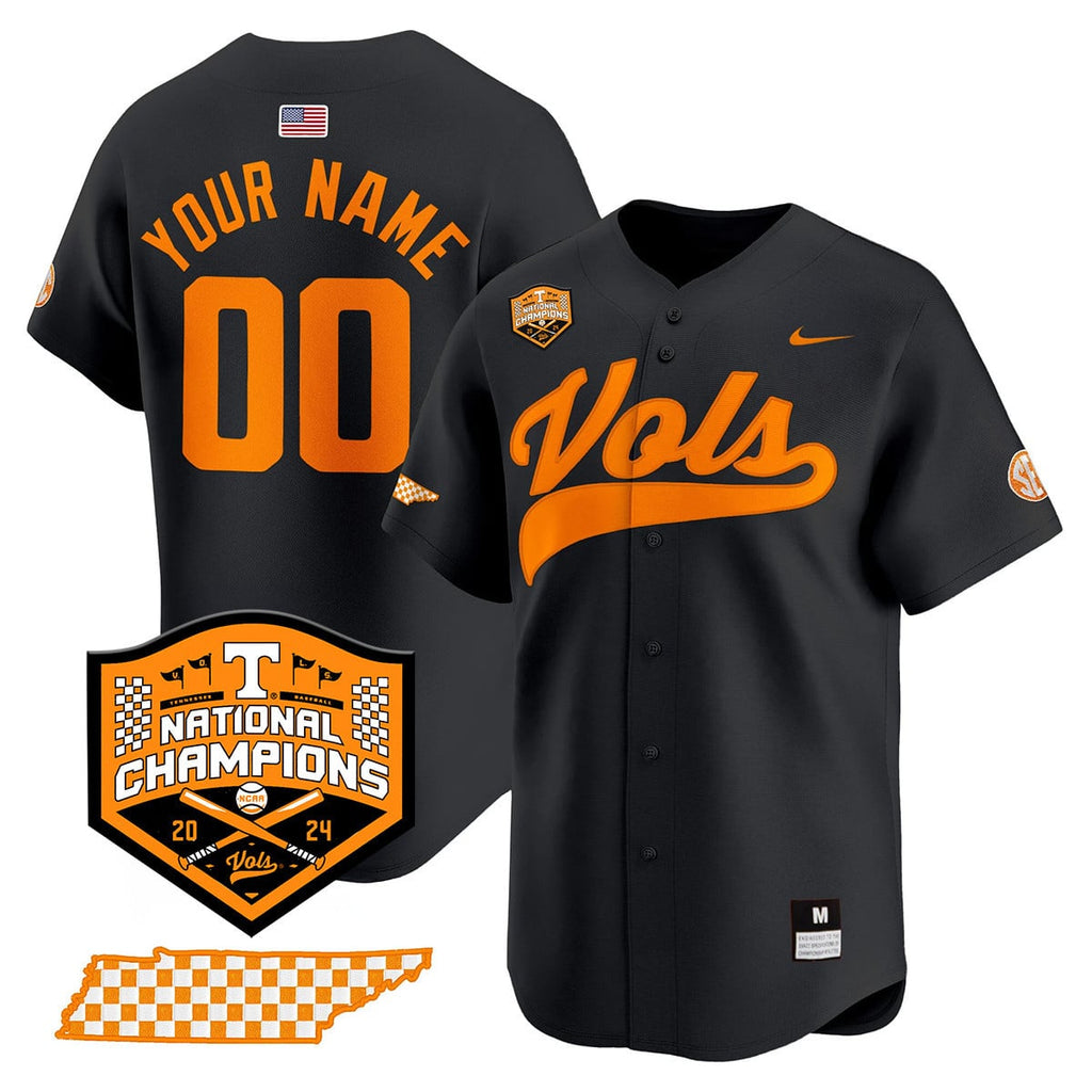 Custom Tennessee Volunteers 2024 National Champions Vapor Premier Limited Jersey - All Stitched