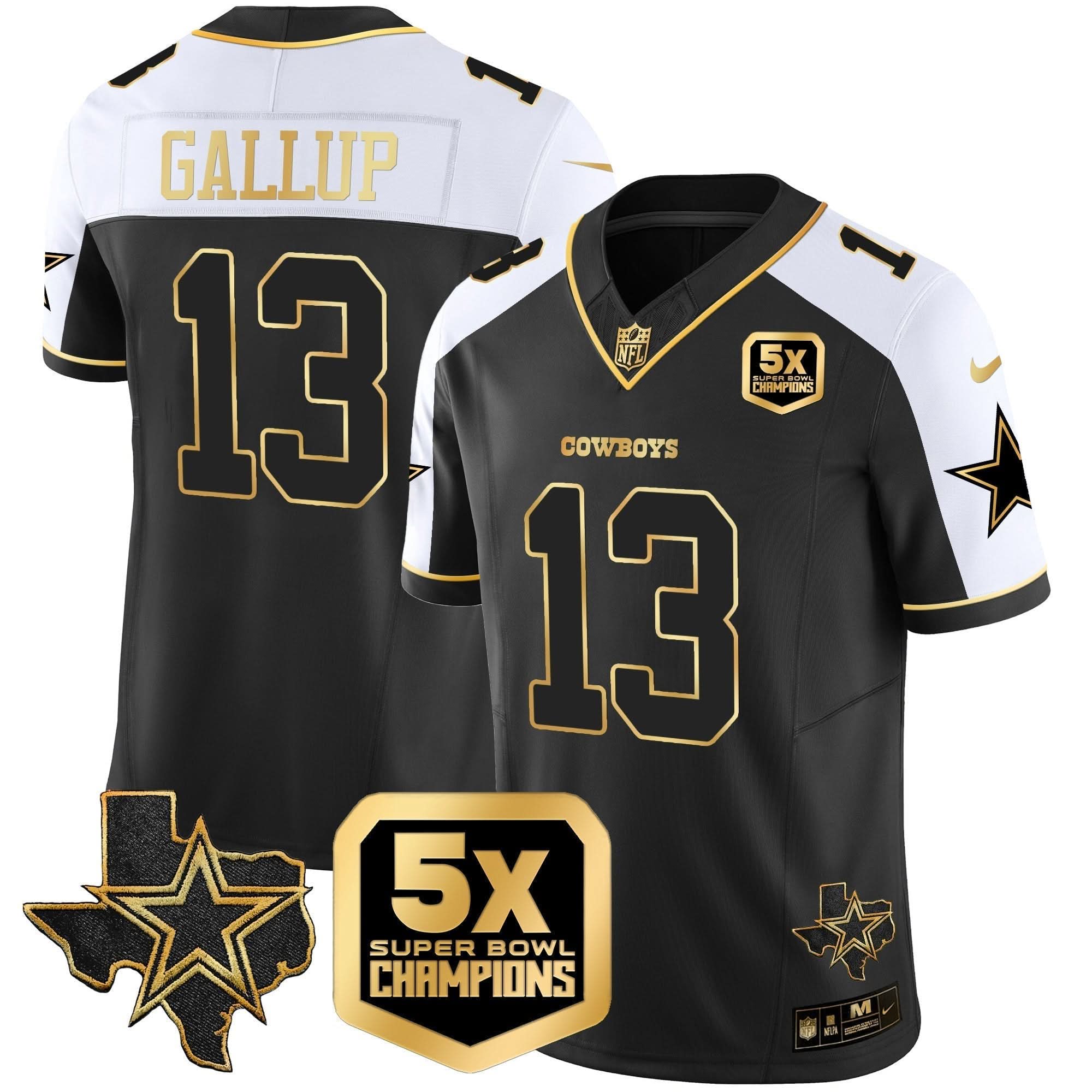 DAL 5x Super Bowl Champions Vapor Limited Jersey