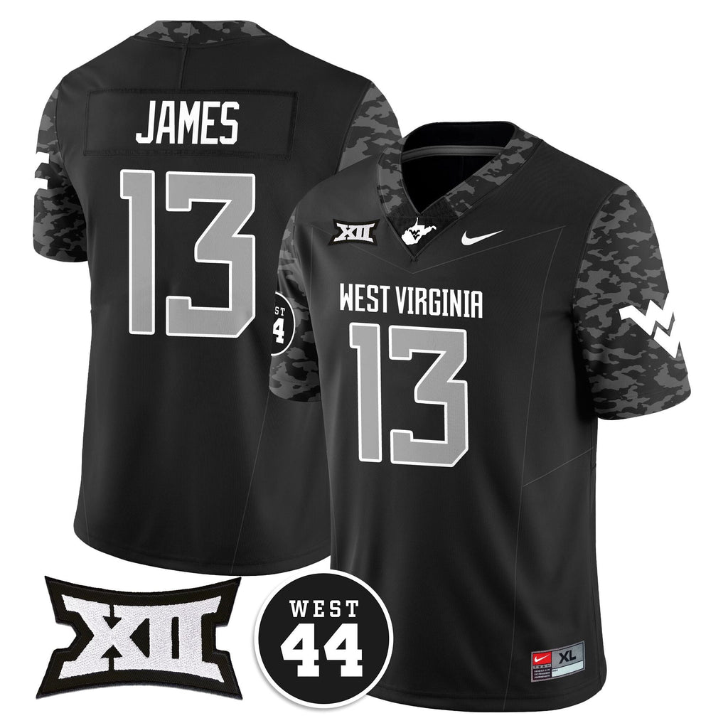 Men's West Virginia Mountaineers 2024 Vapor Limited Jersey - All Stitched - Honor Jerry West