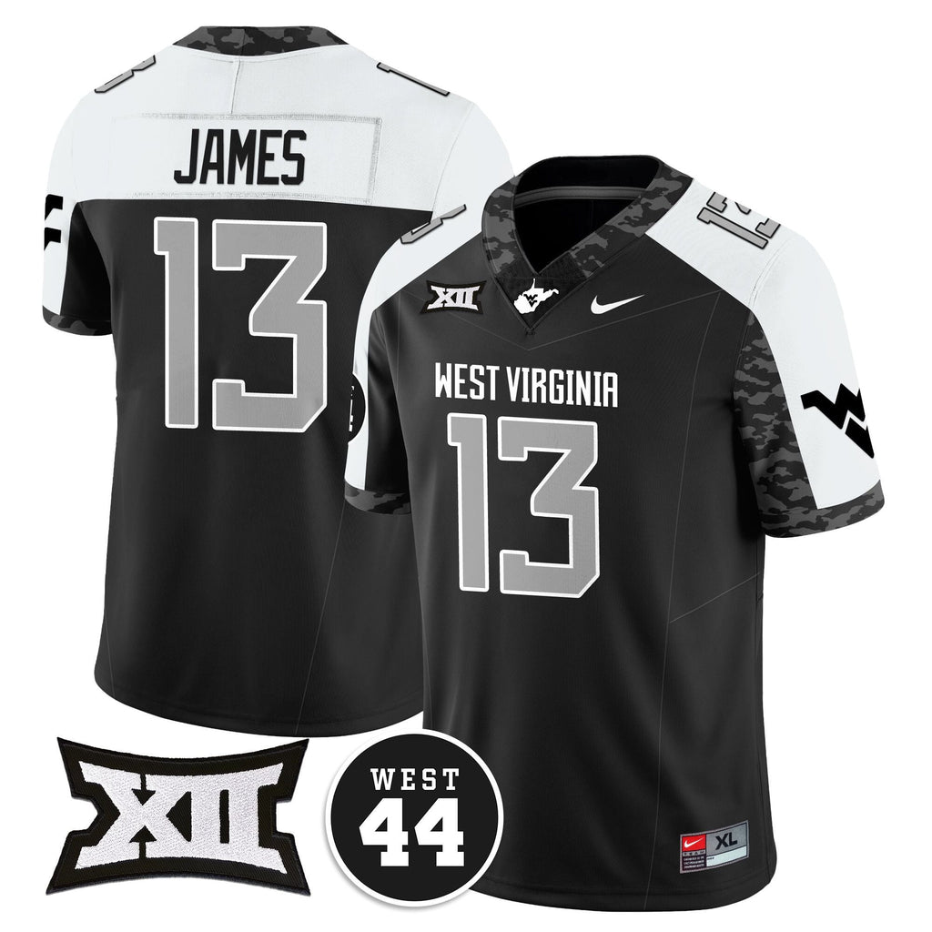 Men's West Virginia Mountaineers 2024 Vapor Limited Jersey - All Stitched - Honor Jerry West