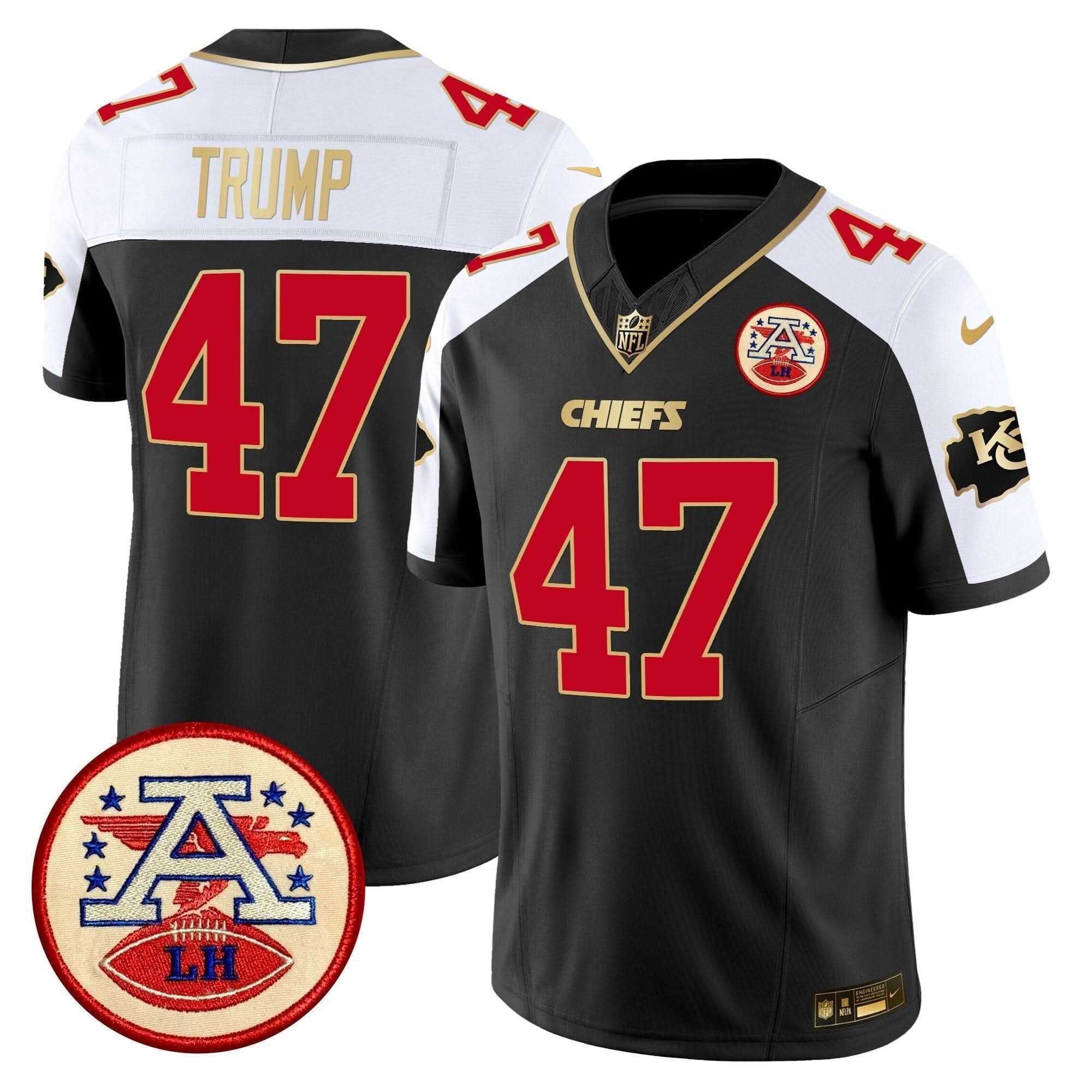 KC 2024 Lamar Hunt Patch Vapor Limited Jersey