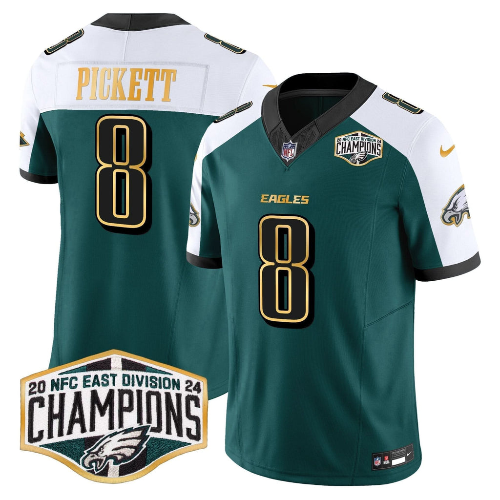 PHI 2024 NFC East Division Champions Gold Trim Vapor Limited Jersey