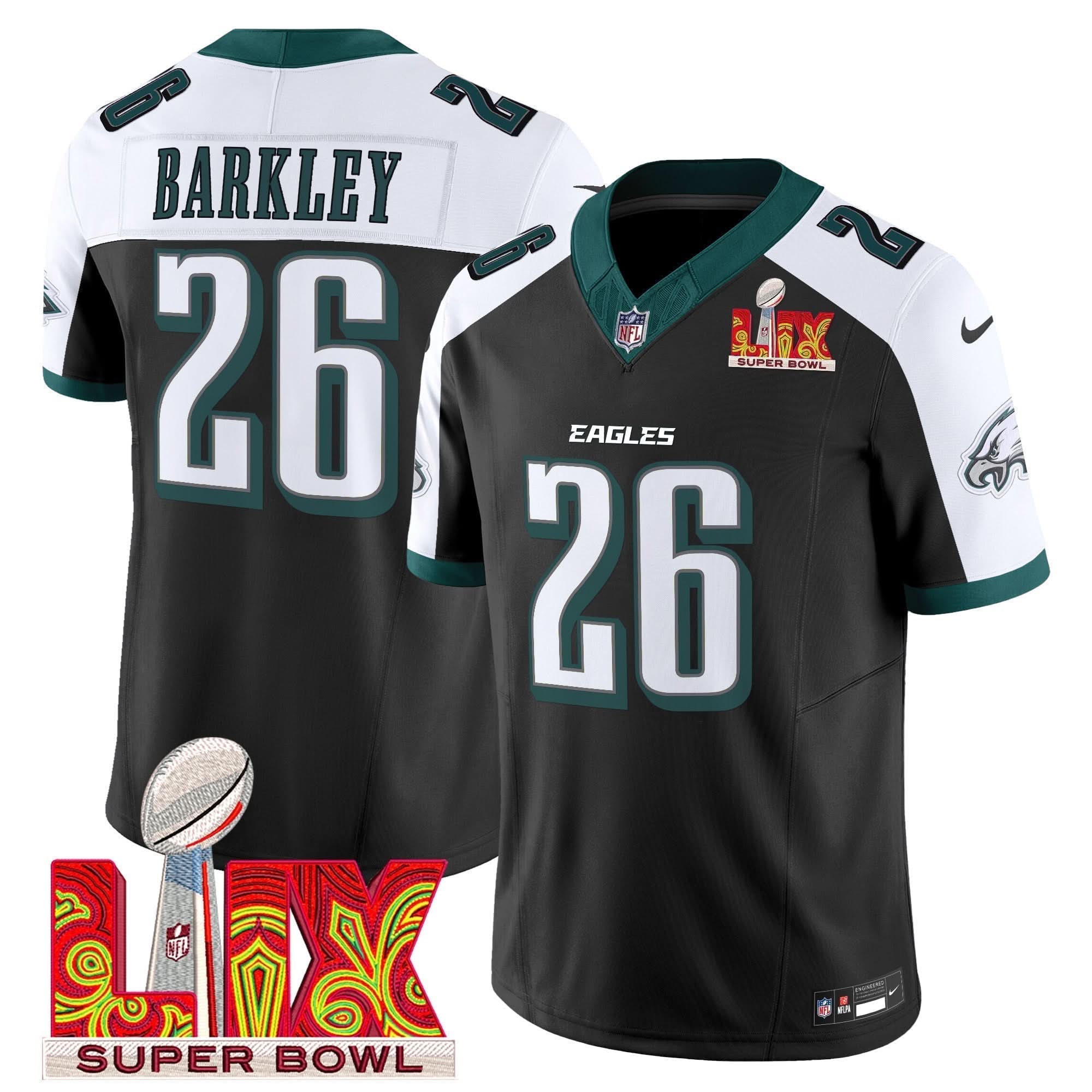 PE Super Bowl LIX Patch Vapor Limited Jersey