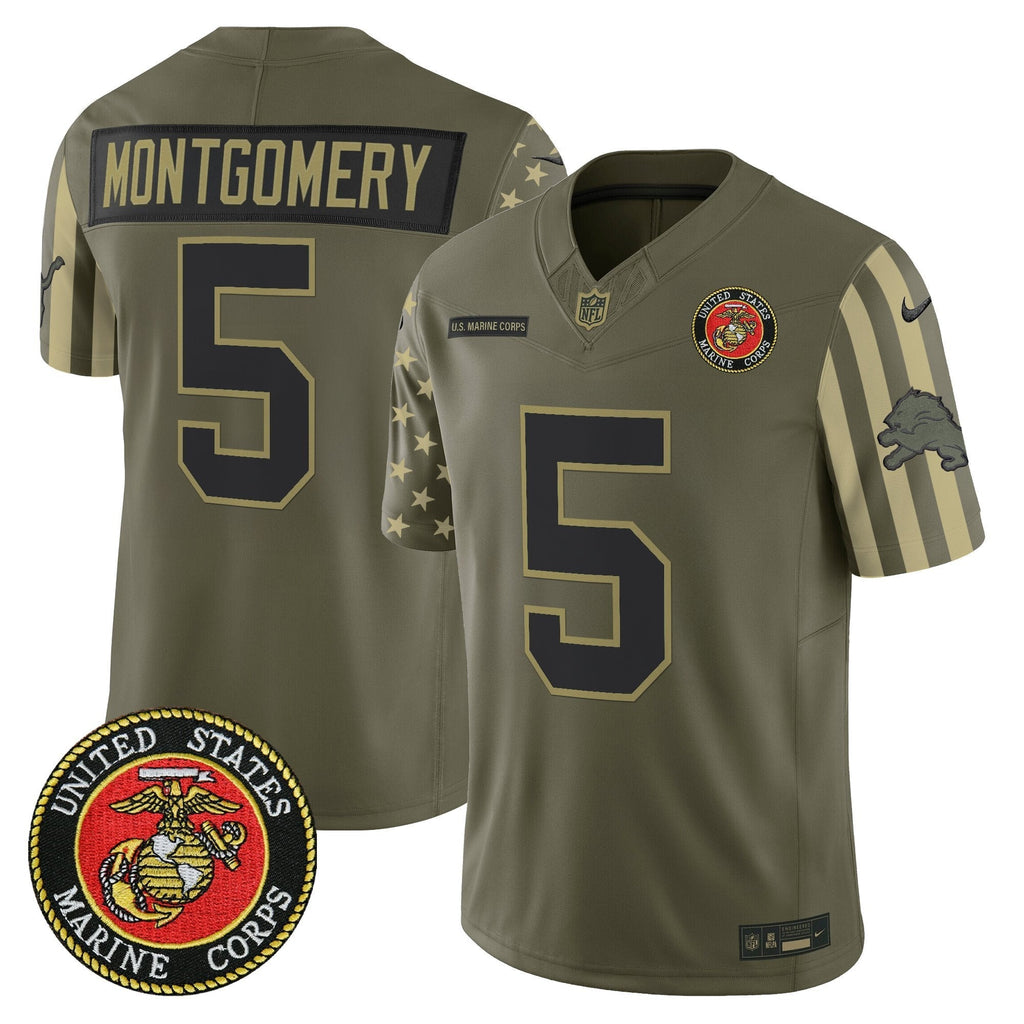 DET x U.S. Military Veteran Vapor Limited Jersey