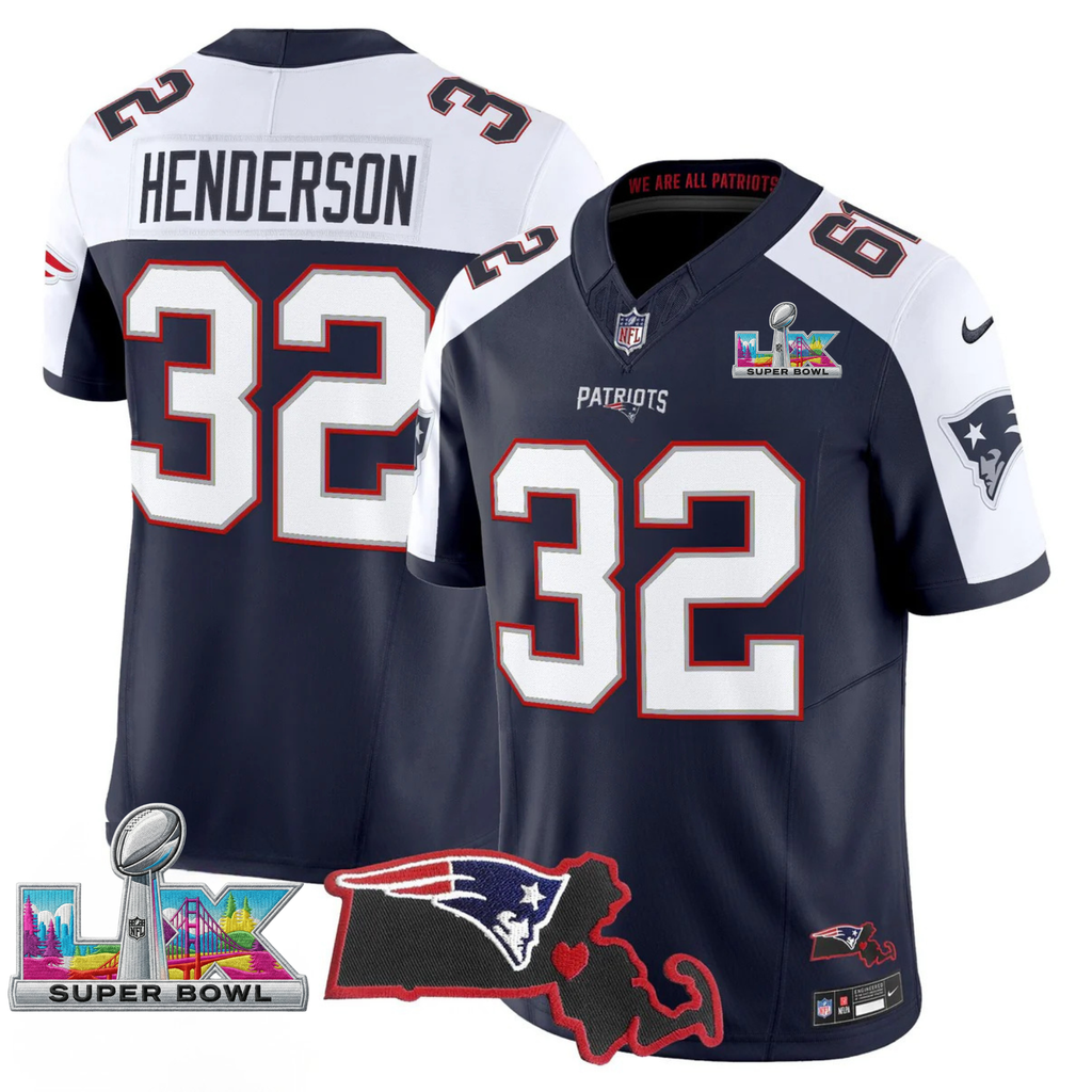 NE SB LX Game Patch Vapor Limited Jersey