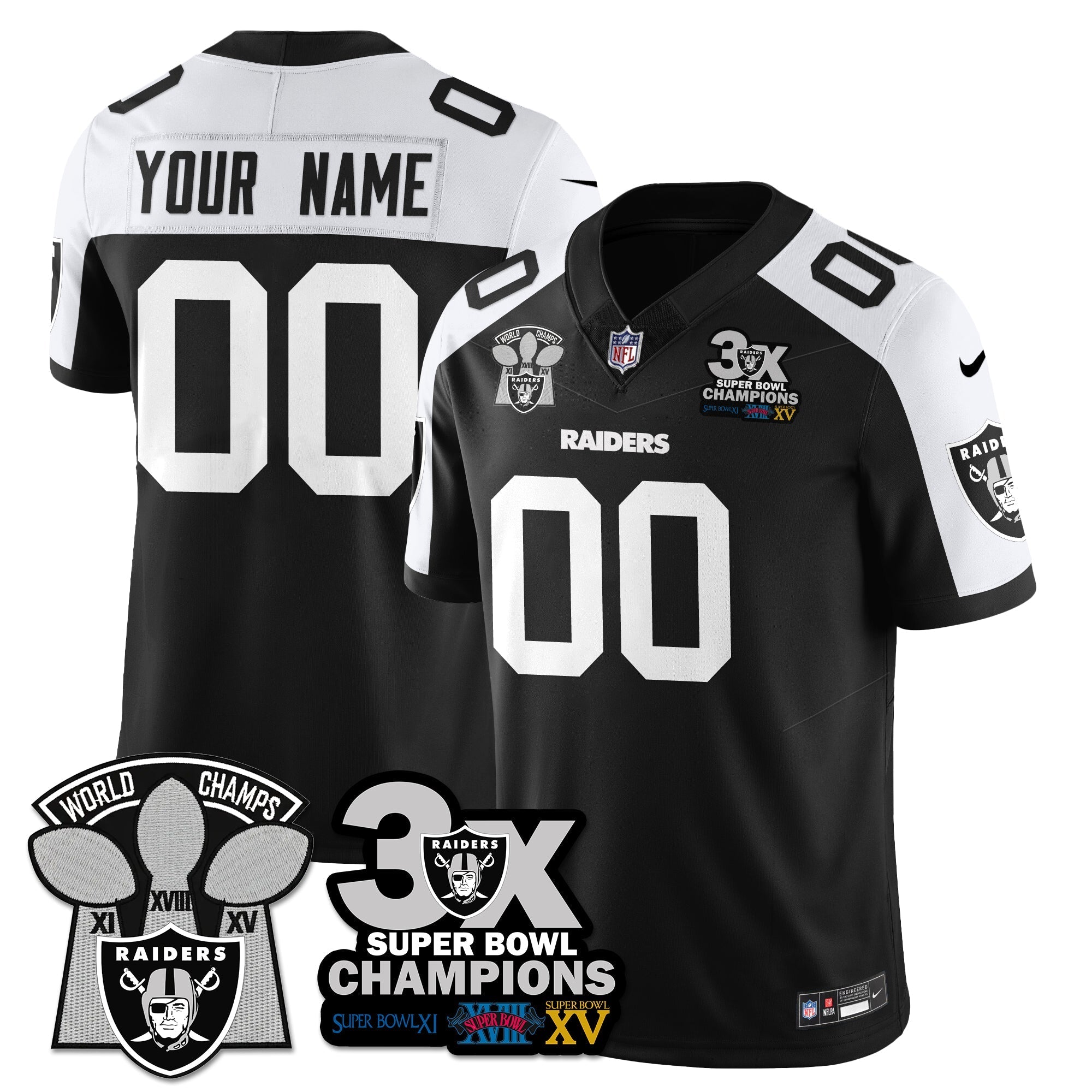 LVR 3-Time Champions Patch Vapor Limited Jersey