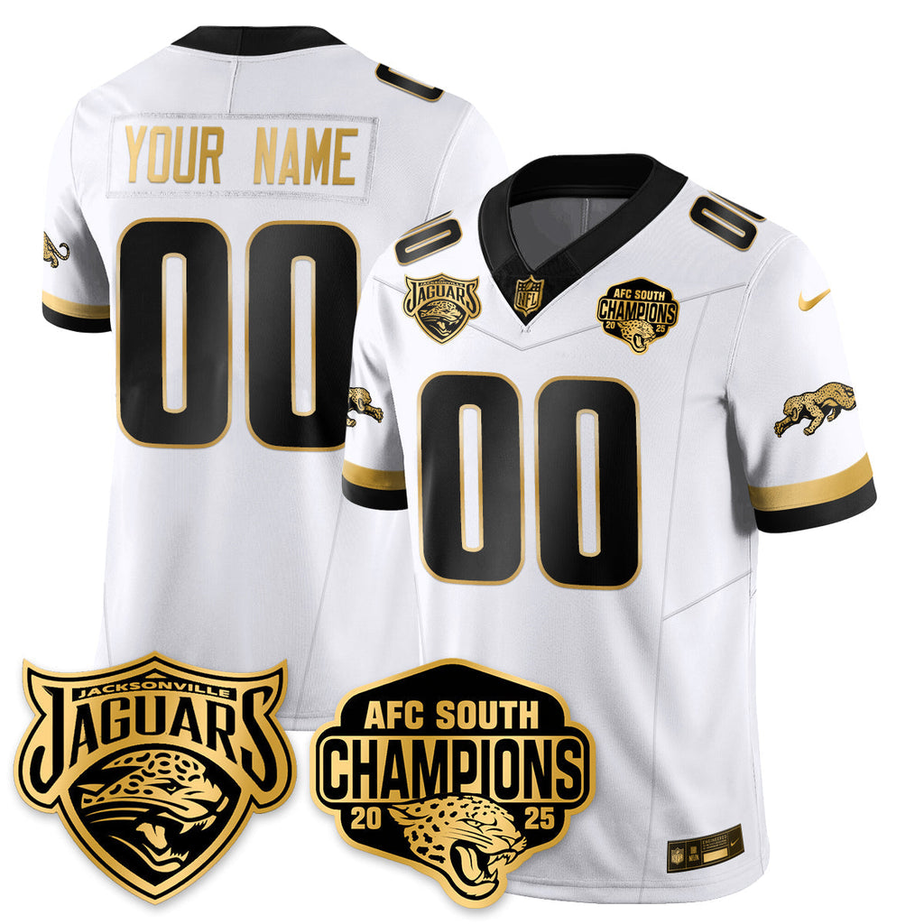 JAX AFC South Division Champions Vapor Limited Gold Jersey