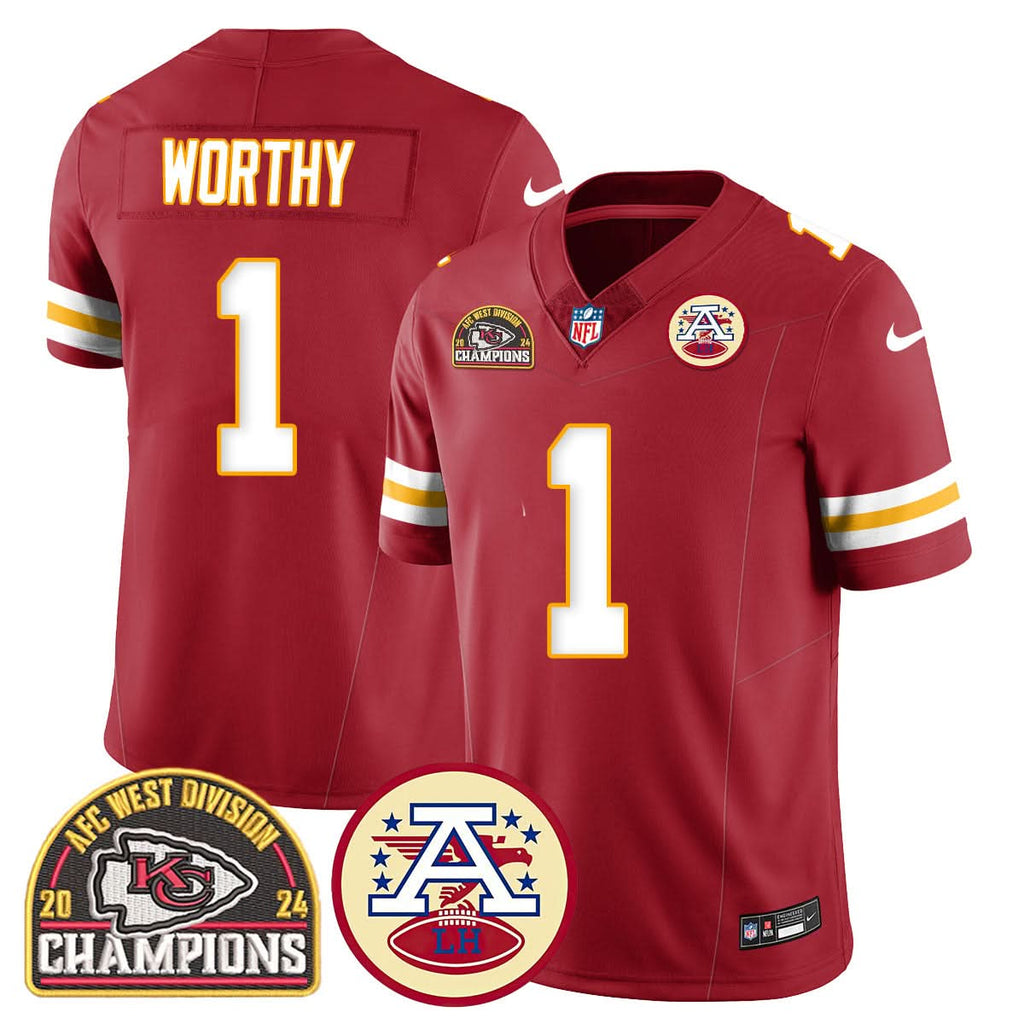 KC 2024 AFC West Champs Jersey