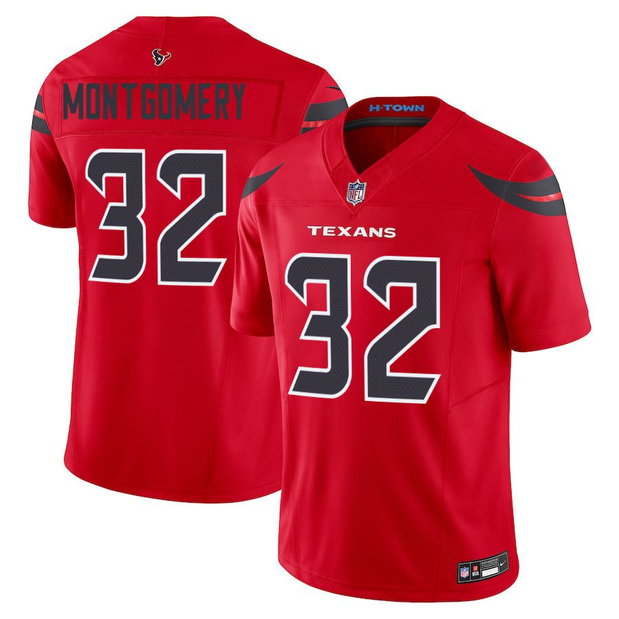 David Montgomery Houston Texans Jersey - Red