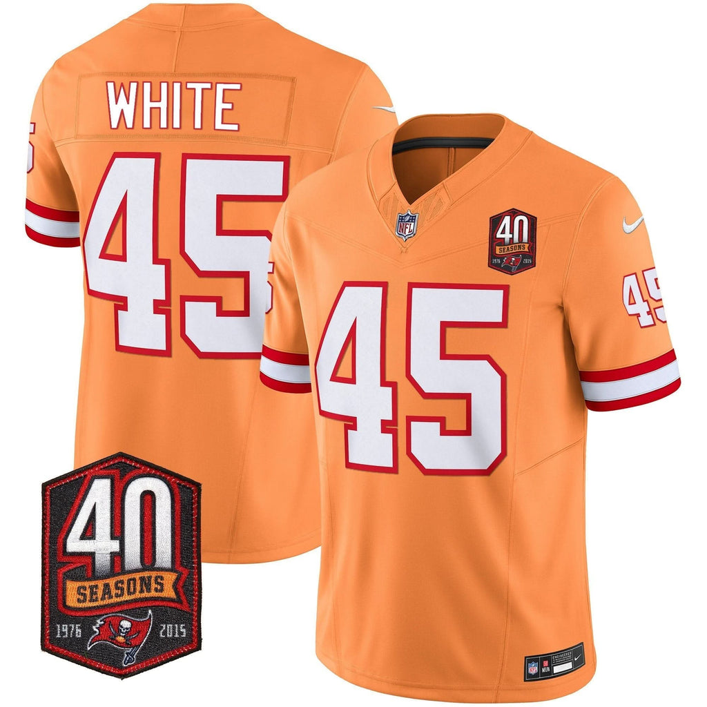 TB 40th Season Patch Vapor Limited Jersey