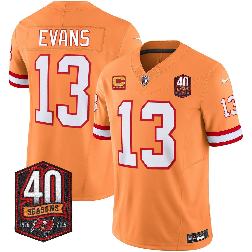TB 40th Season Patch Vapor Limited Jersey