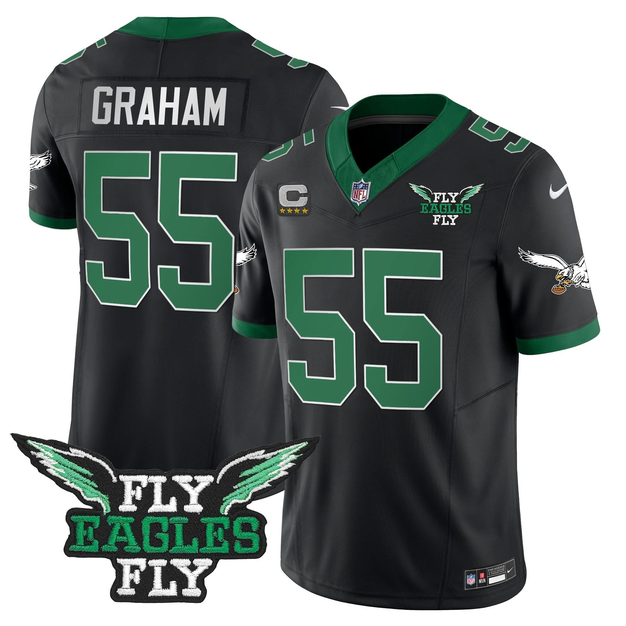 Fly PHI Fly Patch Throwback Kelly Green Vapor Jersey