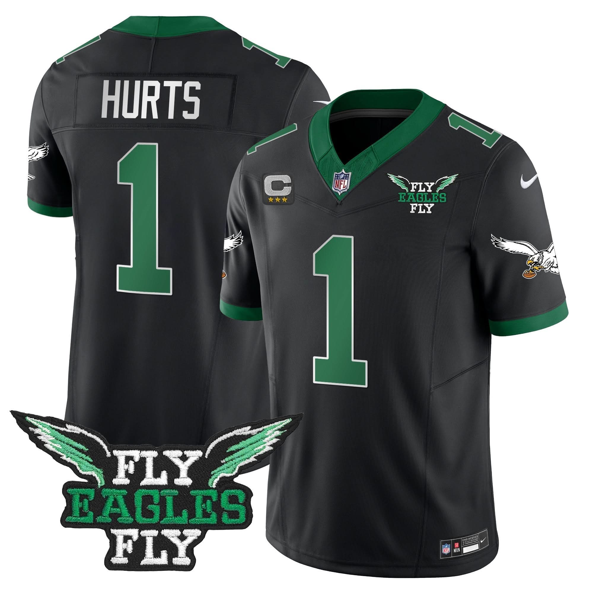 Fly PHI Fly Patch Throwback Kelly Green Vapor Jersey