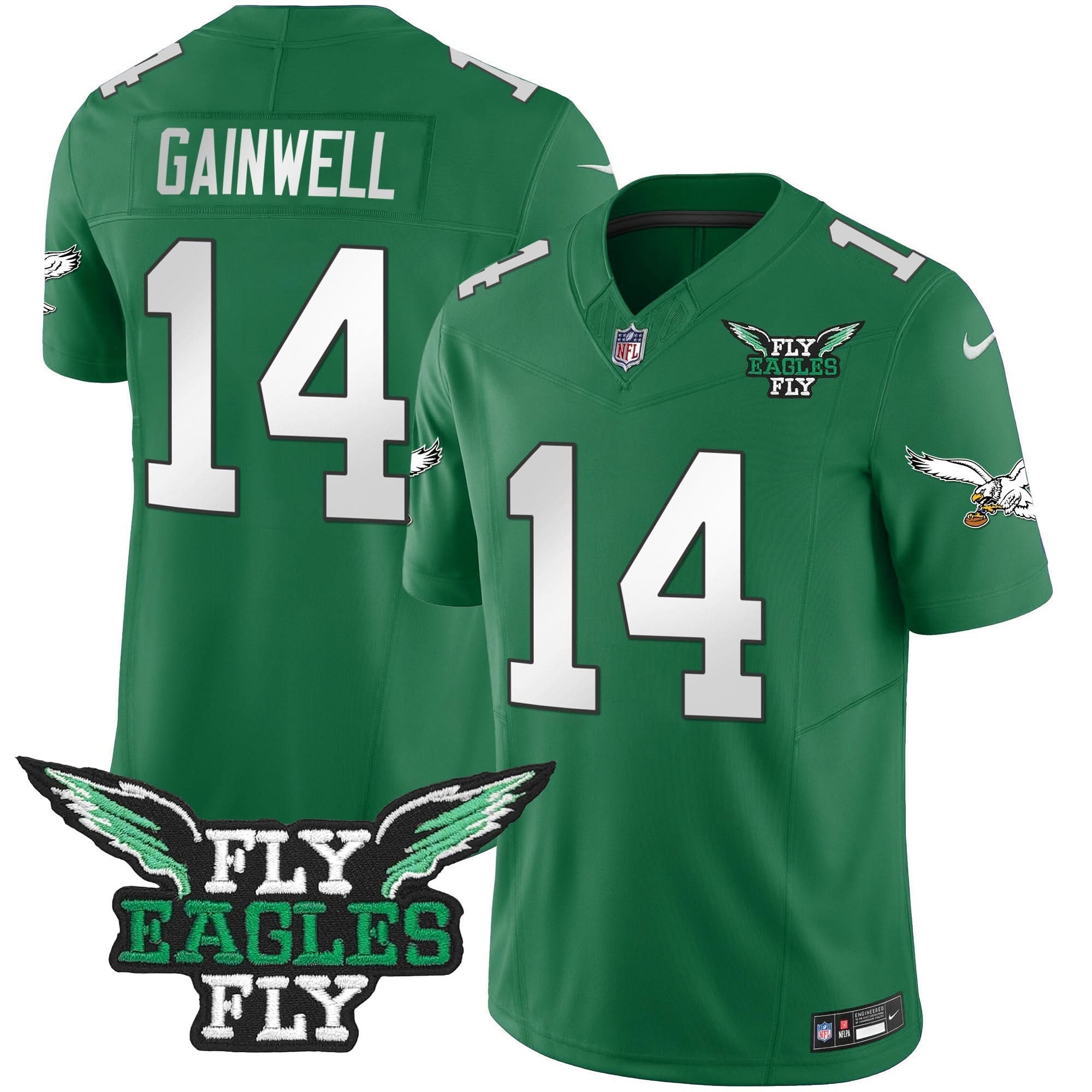 Fly PHI Fly Patch Throwback Kelly Green Vapor Jersey