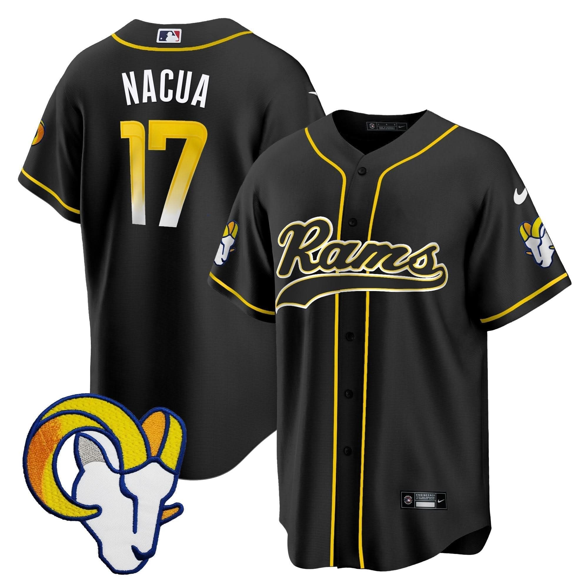 LAR Baseball Jersey - All Stitched