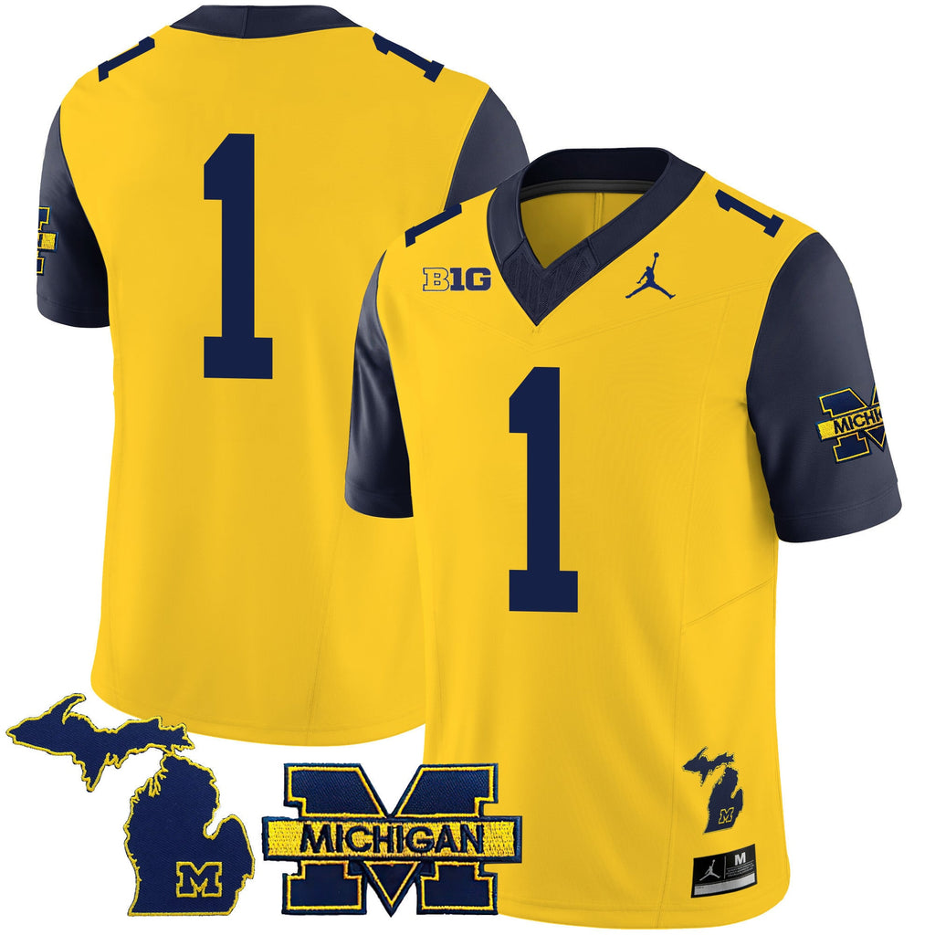 Men's Michigan Wolverines 2024 Special Jersey - All Stitched
