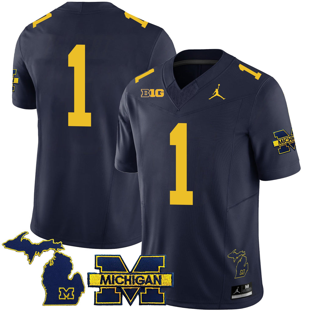 Men's Michigan Wolverines 2024 Special Jersey - All Stitched