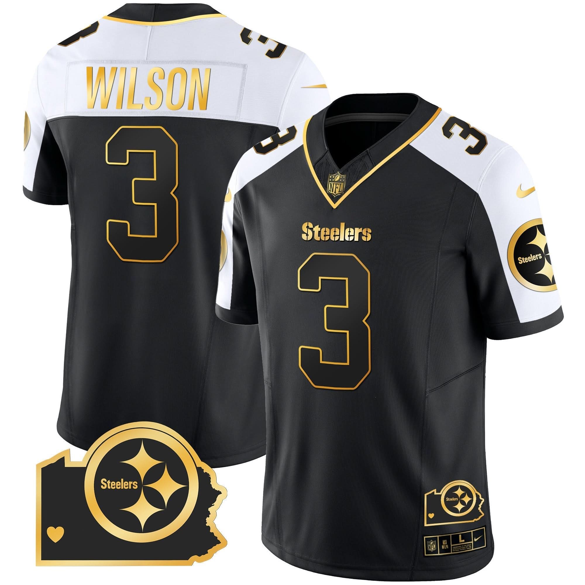PIT Home Patch Gold Vapor Jersey