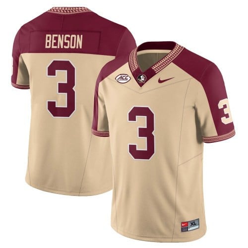 Menâs Florida State Seminoles Football Vapor Gold Jersey â All Stitched