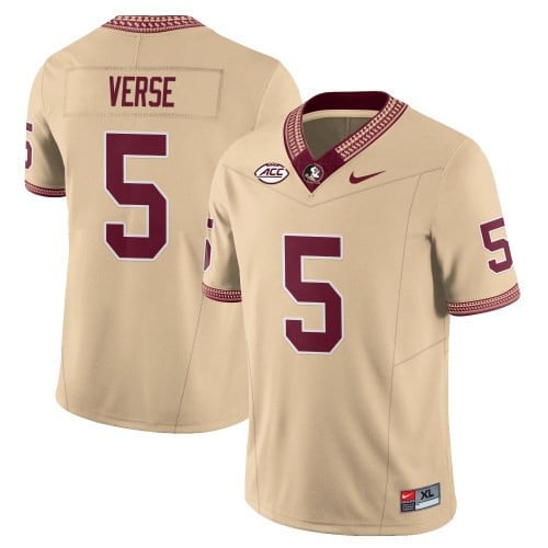 Menâs Florida State Seminoles Football Vapor Gold Jersey â All Stitched