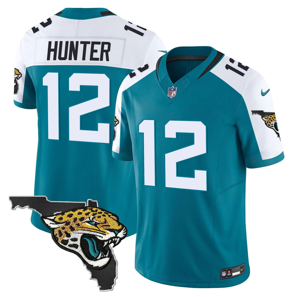 Jacksonville Jaguars Florida Patch Vapor Jersey - All Stitched