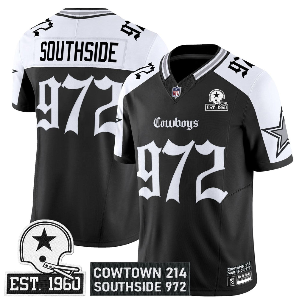 Dallas Cowboys 'Gothic Lone Star Edition' Vapor Limited Jersey - All Stitched
