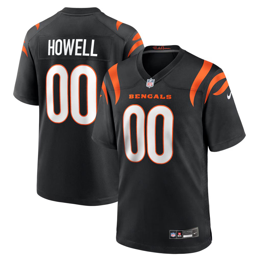 Cashius Howell Cincinnati Bengals Jersey - Black