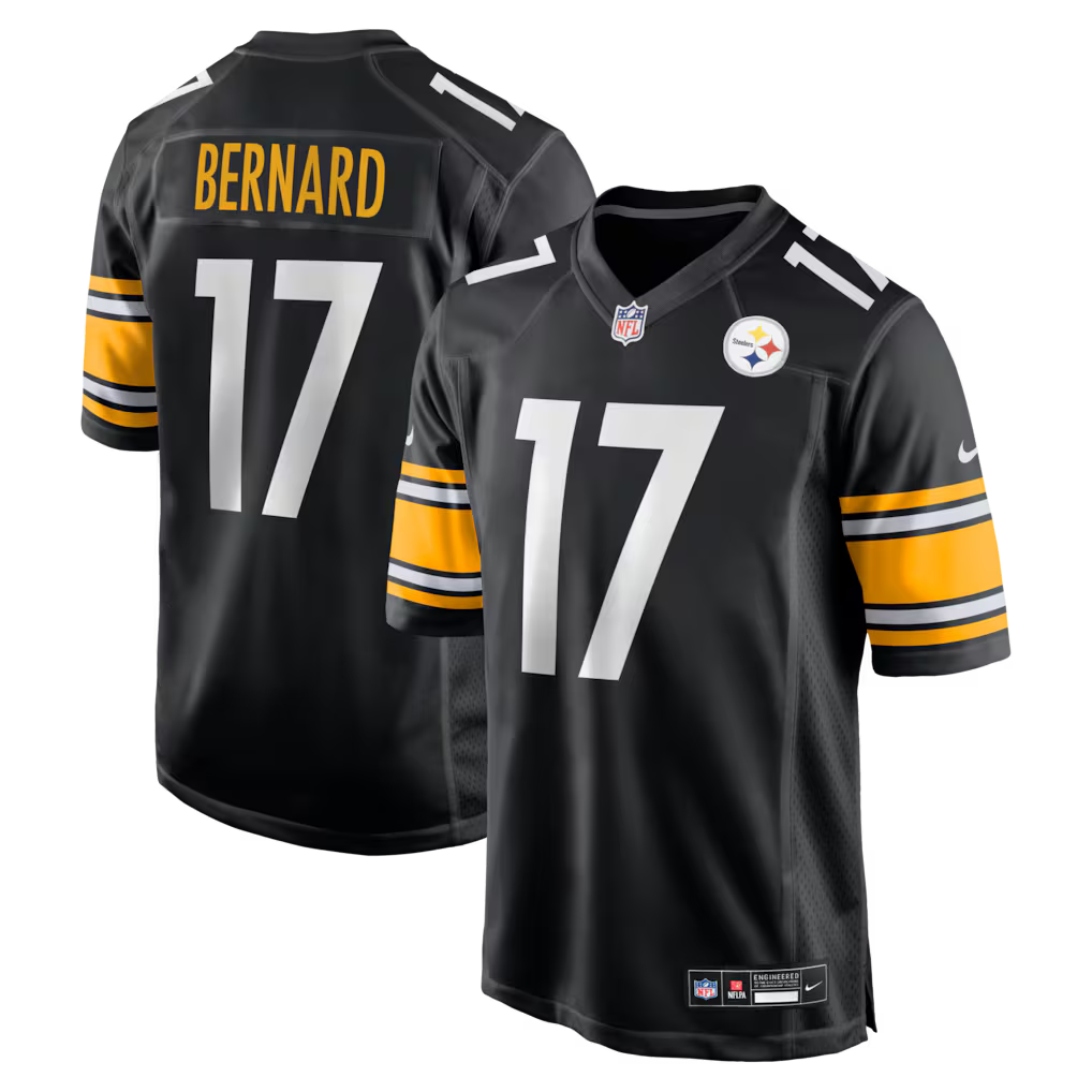 Germie Bernard Pittsburgh Steelers Jersey - Black
